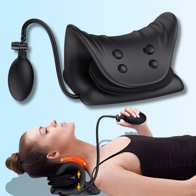 جهاز شدّ فقرات الرقبة القابل للنفخ