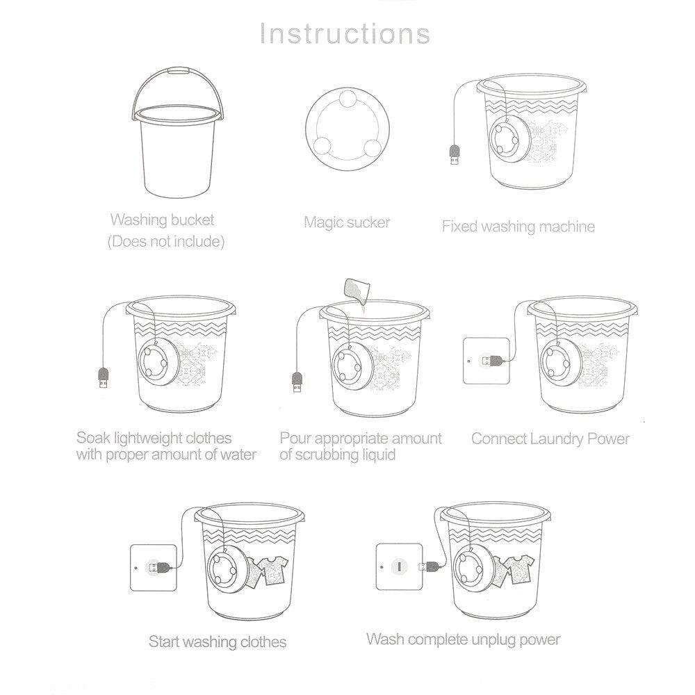 غسالة الصحون والملابس المحمولة و الذكية بالموجات فوق الصوتية - Makfool