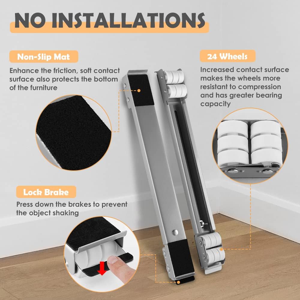 حامل الاثاث قابل للتمدد ( قطعتين ) - Makfool