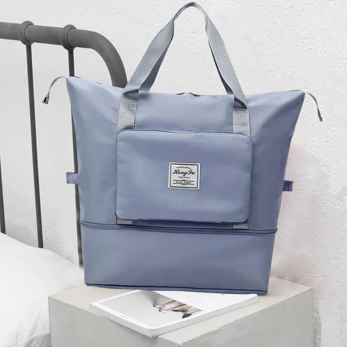 حقيبة قابلة للطي ذات سعة كبيرة خفيفة الوزن مقاومة للماء للسفر والرحلات - Makfool