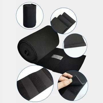 حزام للخصر ملفوف البطن والخصر قابل للتعديل 4 أمتار - Makfool