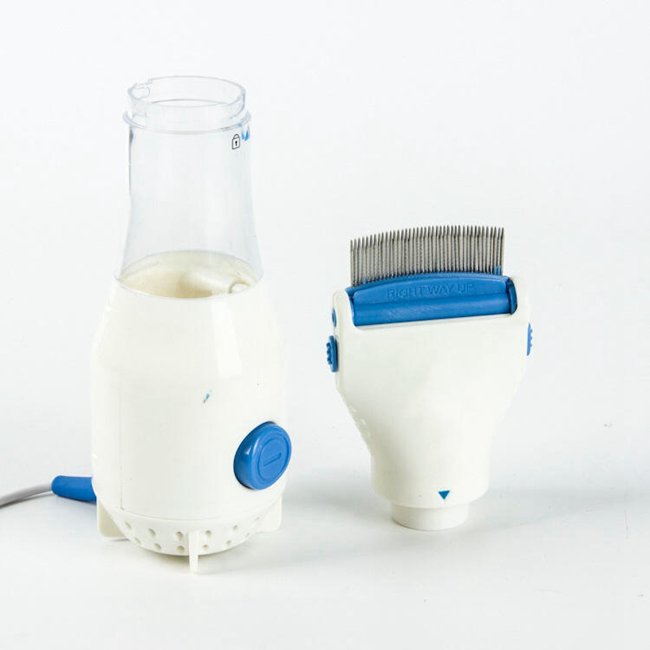 مشط ازالة الحشرات وتنظيف الشعر الكهربائي المميز - Makfool