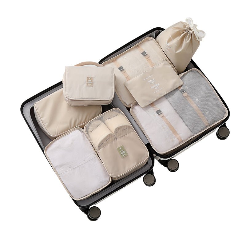 uae مجموعة حقائب من 8قطع متعددة الاستخدامات لتنظيم حقائب السفر والملابس - Makfool
