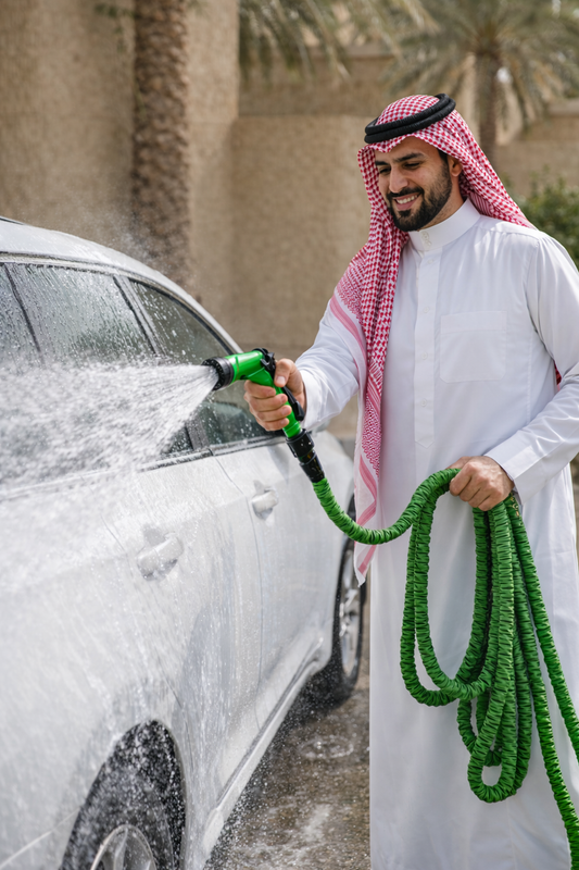 الخرطوم السحري الاصلي 15 متر + مسدس رش الماء القوي