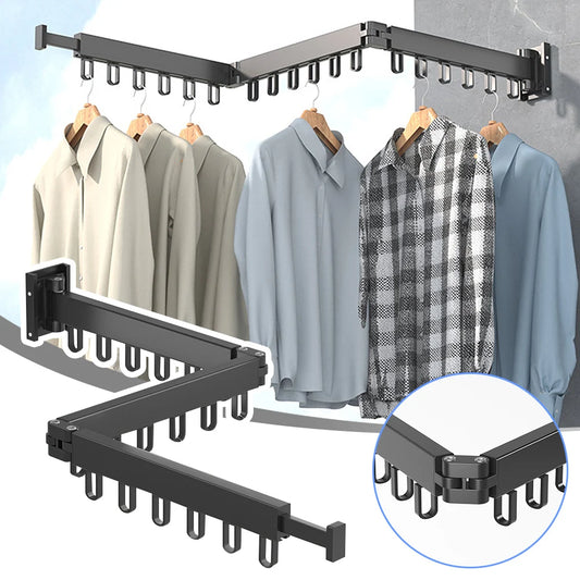 علاقة ملابس طويلة مميزة قابلة للطي