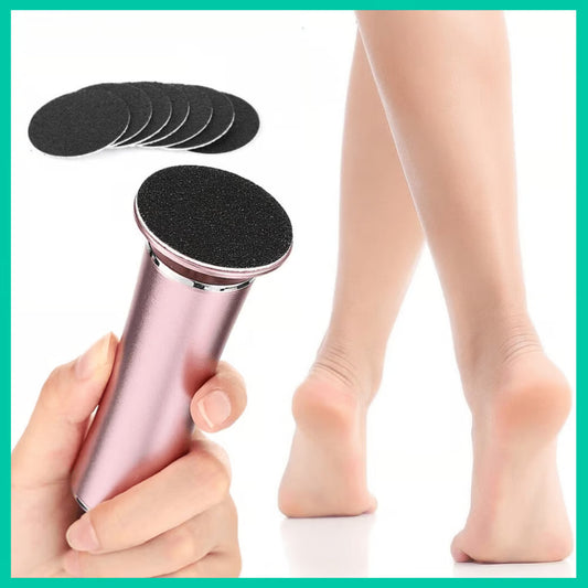 أداة إزالة الجلد الميت مع أقراص الصنفرة للعناية بالقدمين