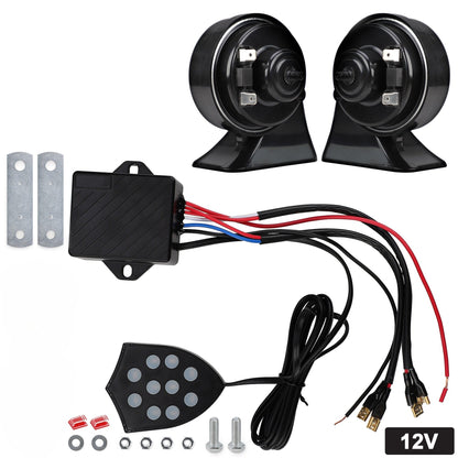 بوق السيارة الالكتروني ب10 نغمات مميزة UAE - Makfool