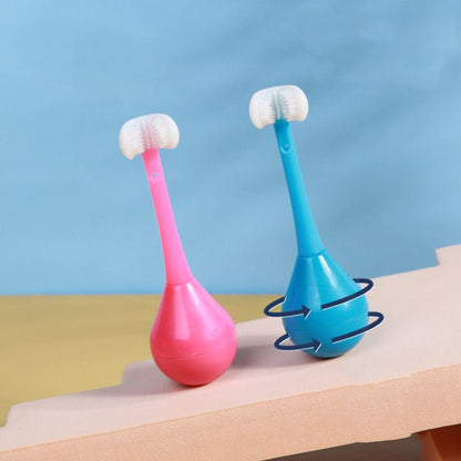 فرشاة أسنان ثلاثية الجوانب للاطفال (عدد 2) - Makfool