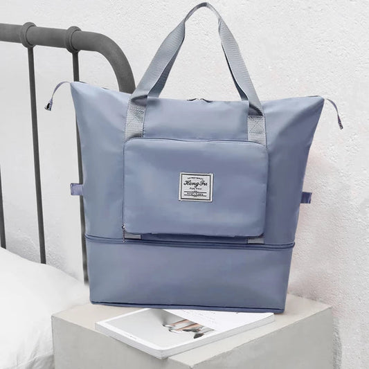 حقيبة قابلة للطي ذات سعة كبيرة خفيفة الوزن مقاومة للماء للسفر والرحلات - Makfool