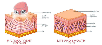 جهاز مساج بتقنية مكركرنت لتحفيز الكولاجين وشد البشرة - Makfool