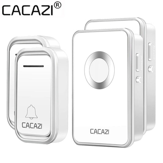 جرس باب لاسلكي بتصميم ذكي مزود بخاصية التحكم عن بعد - Makfool