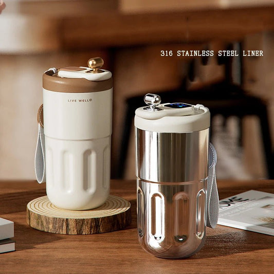 كوب عازل للحرارة من ستانلس ستيل - Makfool