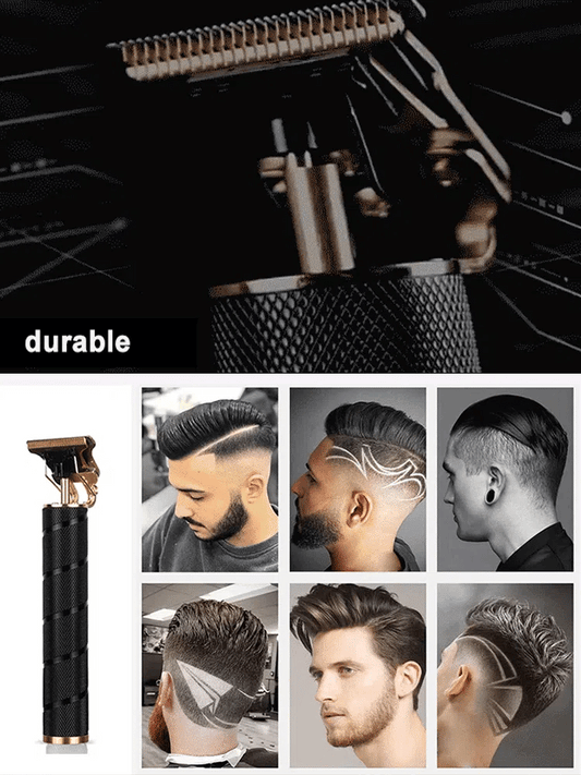 ماكينة حلاقة للرجال متينة تعمل على الشحن - Makfool