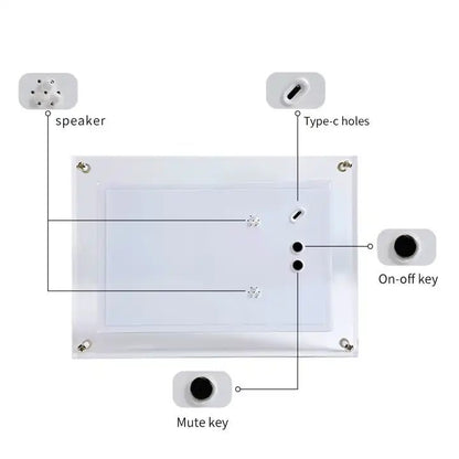 MemoryFrame™ إطار الصور الرقمي - Makfool