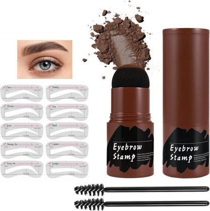 مجموعة تشكيل الحواجب Eyebrow stamp الأصلية المقاوم للماء - Makfool