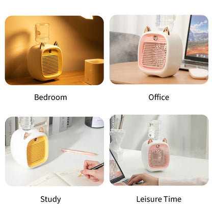 مروحة تبريد الهواء الصغيرة المحمولة المميزة - Makfool