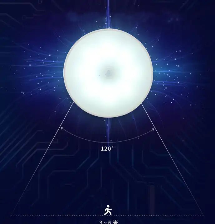 مصباح لاسلكي مستشعر للحركة (عدد 6) - Makfool