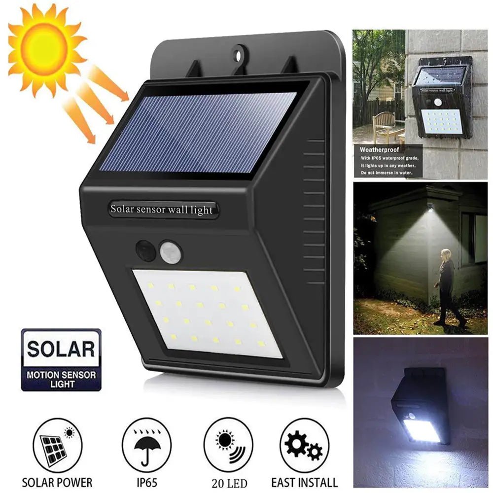 مصباح يعمل بالطاقة الشمسية مقاوم للماء (6 قطع) - Makfool