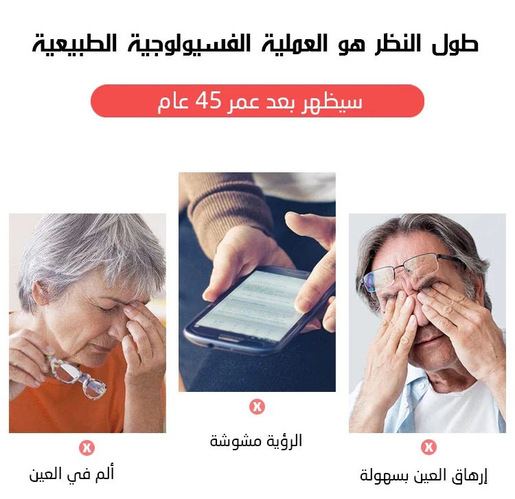 نظارات قراءة المضاده للأشعة الزرقاء - تقنية ألامانية حديثة - Makfool