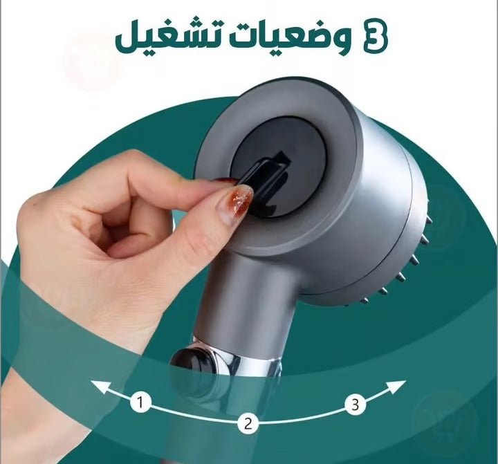 رأس شاور تيربو بفلتر 4 في 1 - Makfool