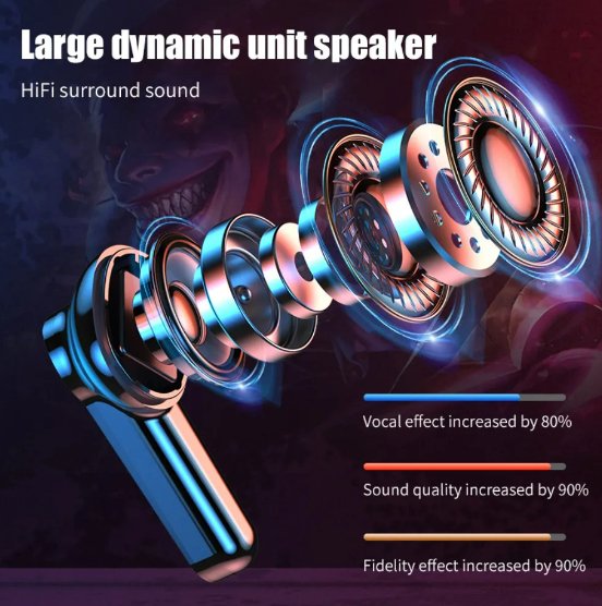 سماعات لاسلكيةمميزة مناسبة للمنافسة الالكترونية - Makfool