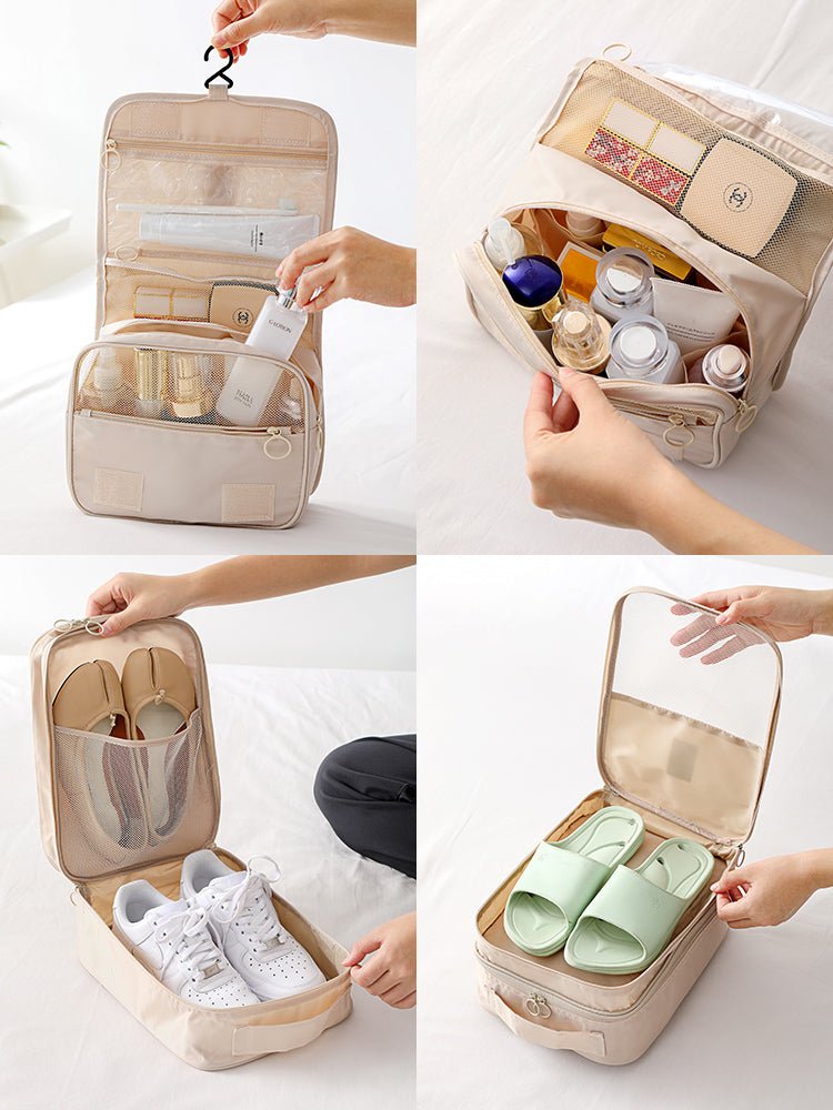 uae مجموعة حقائب من 8قطع متعددة الاستخدامات لتنظيم حقائب السفر والملابس - Makfool